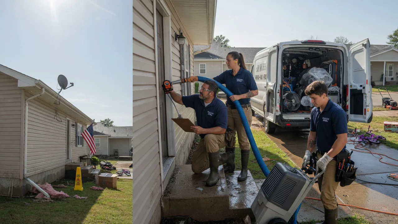 Ceiling Water Damage Restoration in Clarence, IA near me